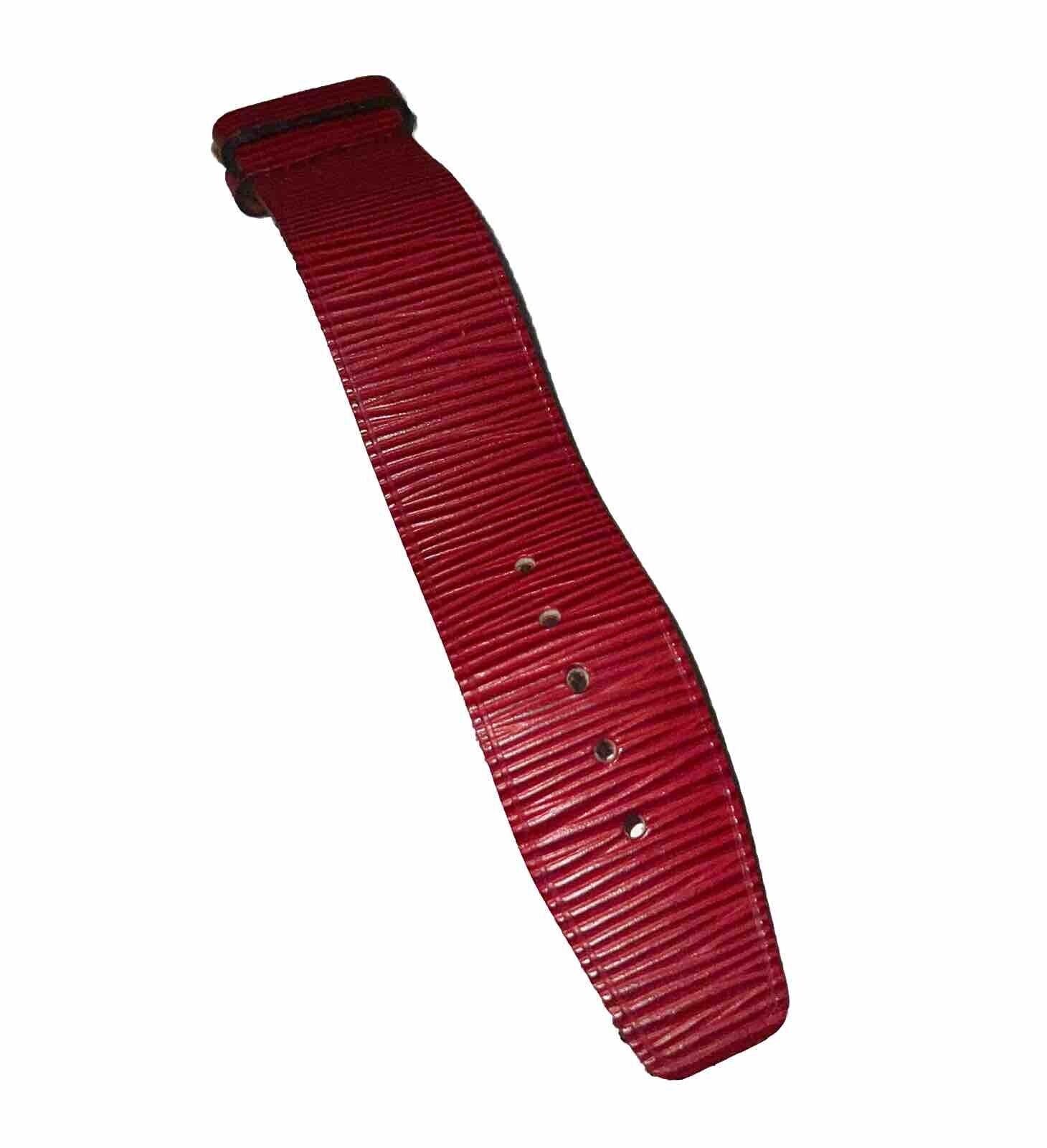 Louis Vuitton Red Epi Leather Strap Poignet  France