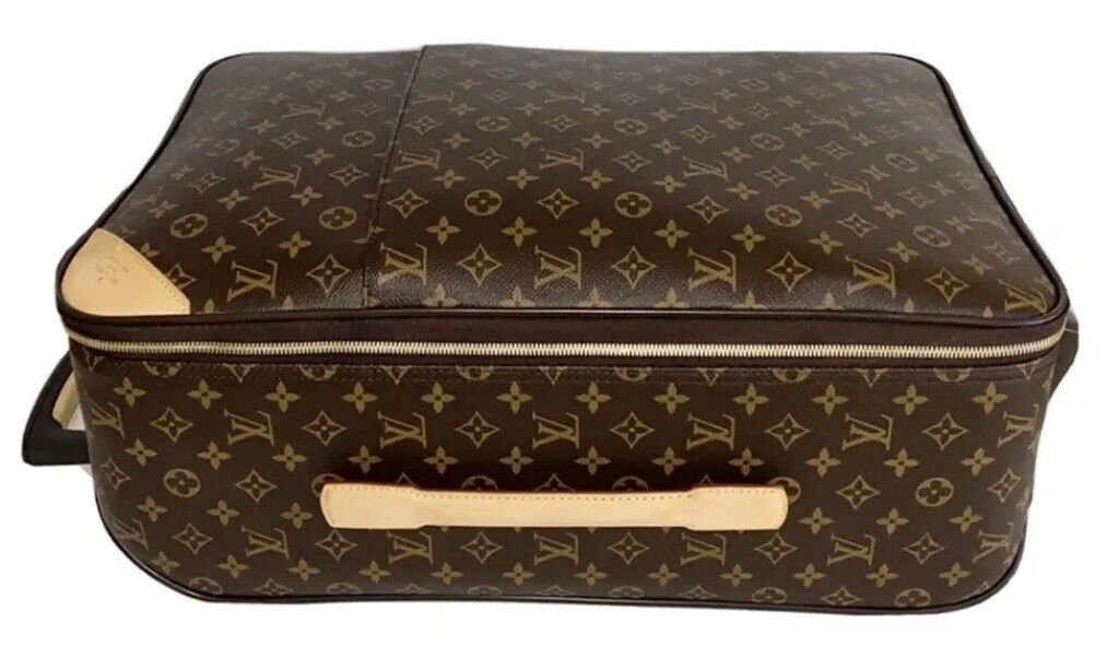 Louis Vuitton Pegase Classic Monogram Suitcase + Garment Hanger & COA