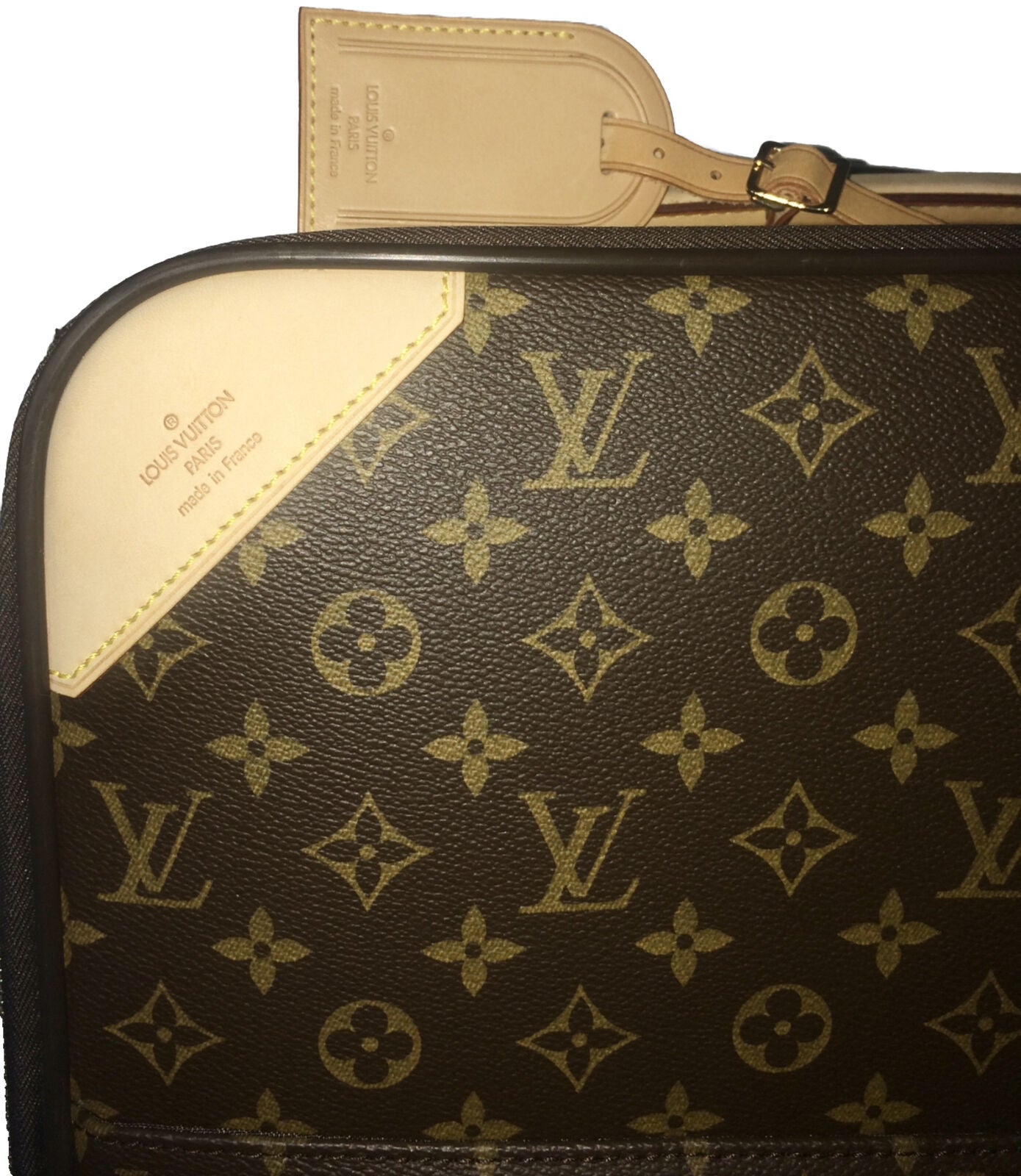 Louis Vuitton Pegase Classic Monogram Suitcase + Garment Hanger & COA