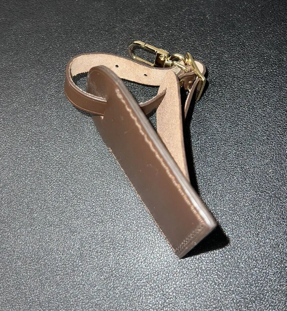 Louis Vuitton Name Tag w/ AO Initials Damier Ebene Luggage Charm