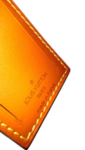 Louis Vuitton Cognac Name Tag w/ Strap 1 Set-Calfskin Leather