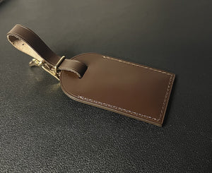 Louis Vuitton ID Name Tag w/ JY Stamped J Y Large Damier Ebene Goldtone - France