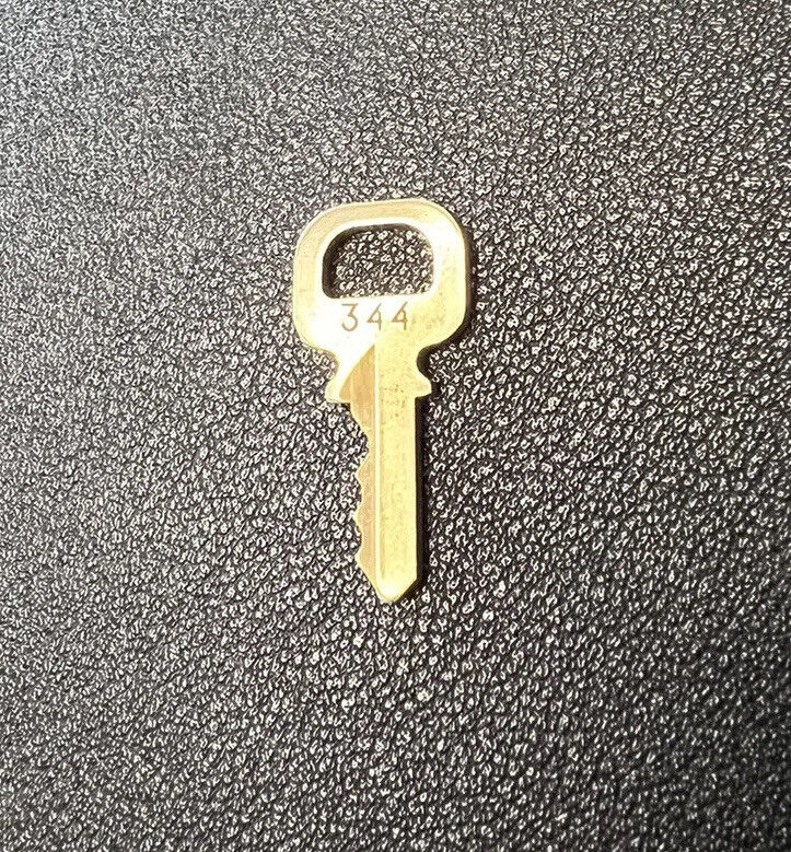 Louis Vuitton Key # 344 Brass Goldtone Only works w/ Genuine LV Lock 344