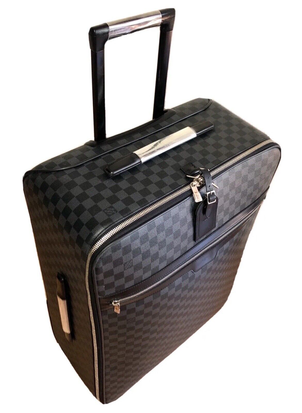 Louis Vuitton Pegase 65 Damier Graphite Black Suitcase w/ Garment & Dustbag