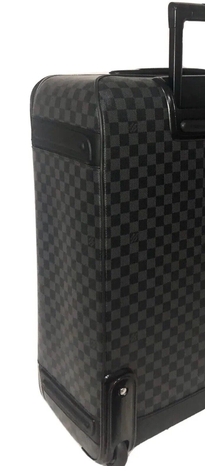 Louis Vuitton Pegase 65 Damier Graphite Black Suitcase w/ Garment & Dustbag