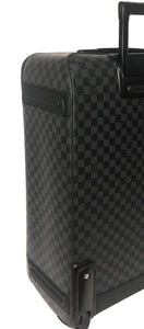 Louis Vuitton Pegase 65 Damier Graphite Black Suitcase w/ Garment & Dustbag
