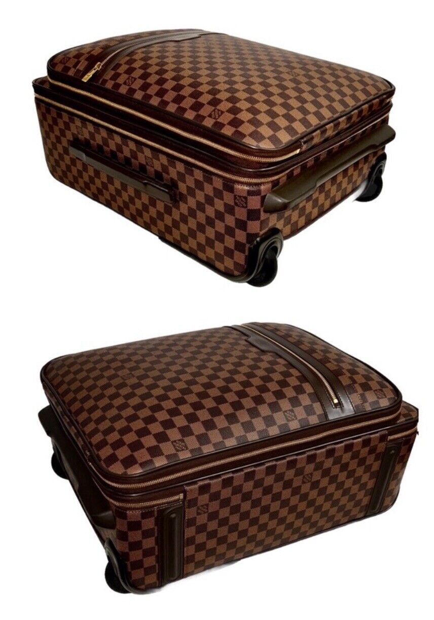 Louis Vuitton Business Pegase Suitcase w/ Lock Key Damier Ebene w/ COA