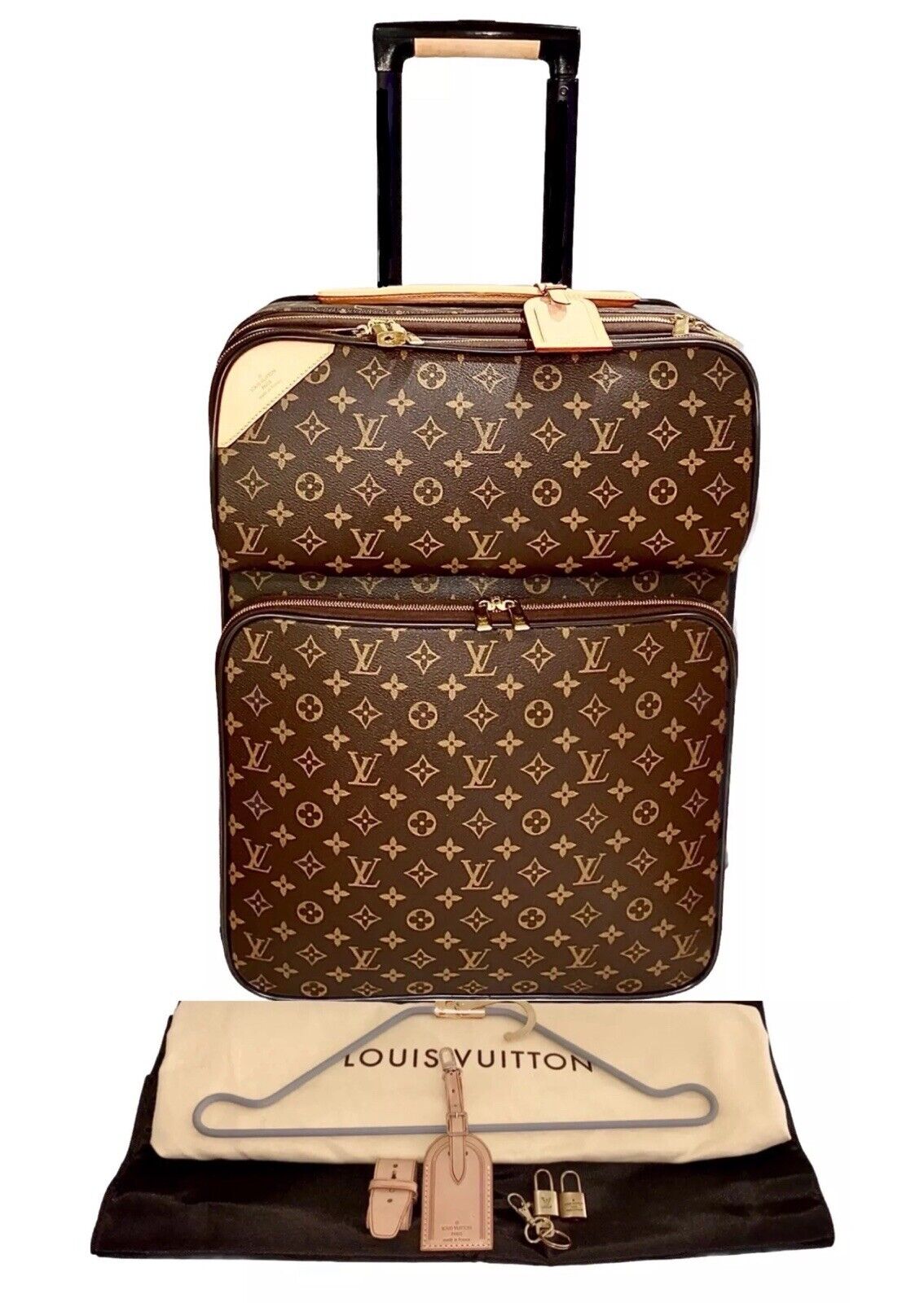 Louis Vuitton Pegase Carryon Suitcase Bag w/ Garment / Dust-bag + COA 💜