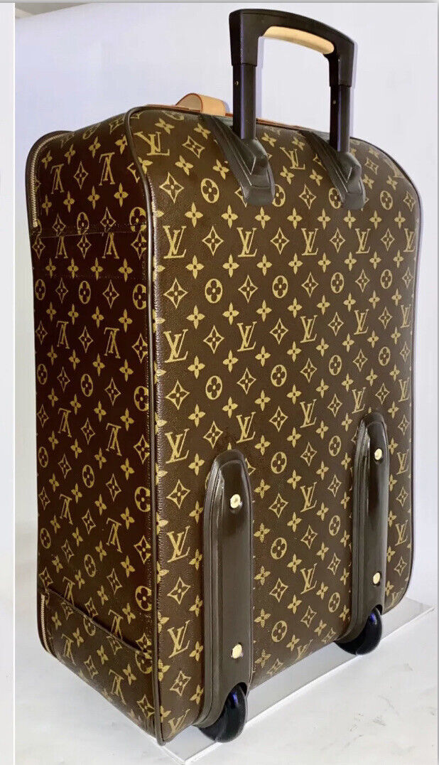 Louis Vuitton Pegase Classic Monogram Suitcase + Garment Hanger & COA