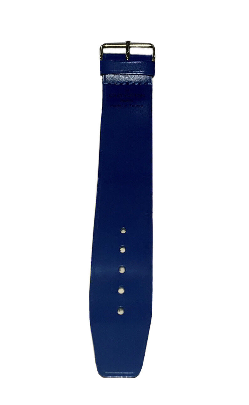 Louis Vuitton Toledo Blue Calfskin Leather Strap for Keepall Bag “Poignet”  Loop