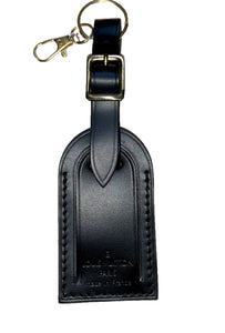 Louis Vuitton Name Tag Black Calfskin Leather Small Gold tone - 1 pc UEC