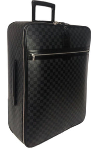 Louis Vuitton Pegase 65 Damier Graphite Black Suitcase w/ Garment & Dustbag