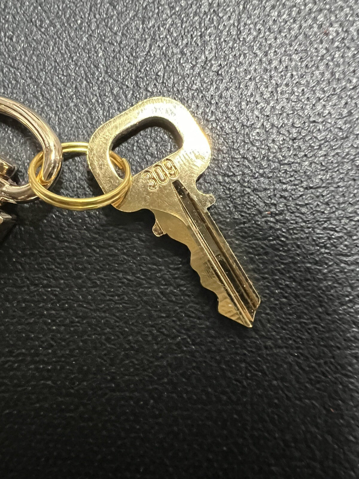 Louis Vuitton Key # 309 Goldtone - Series #300 AUTHENTIC