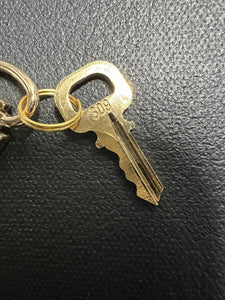 Louis Vuitton Key # 309 Goldtone - Series #300 AUTHENTIC