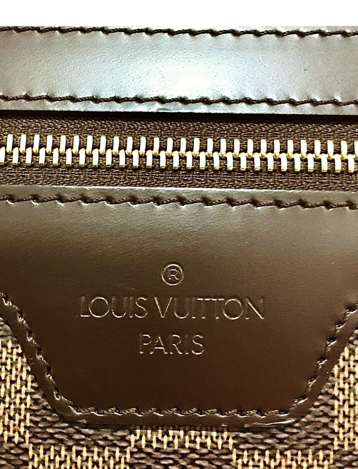 Louis Vuitton Pegase 55 Rolling Carry Suitcase Bag Damier Ebene w/ COA