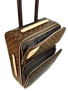 Louis Vuitton Business Pegase 55 Monogram Suitcase Bag Pristine w/ Strap 🛍️