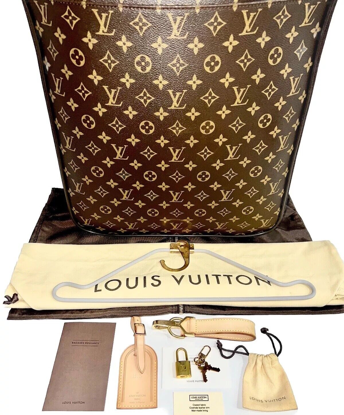 Louis Vuitton Business 55 Pegase Rolling Suitcase w/ Garment Bag + COA