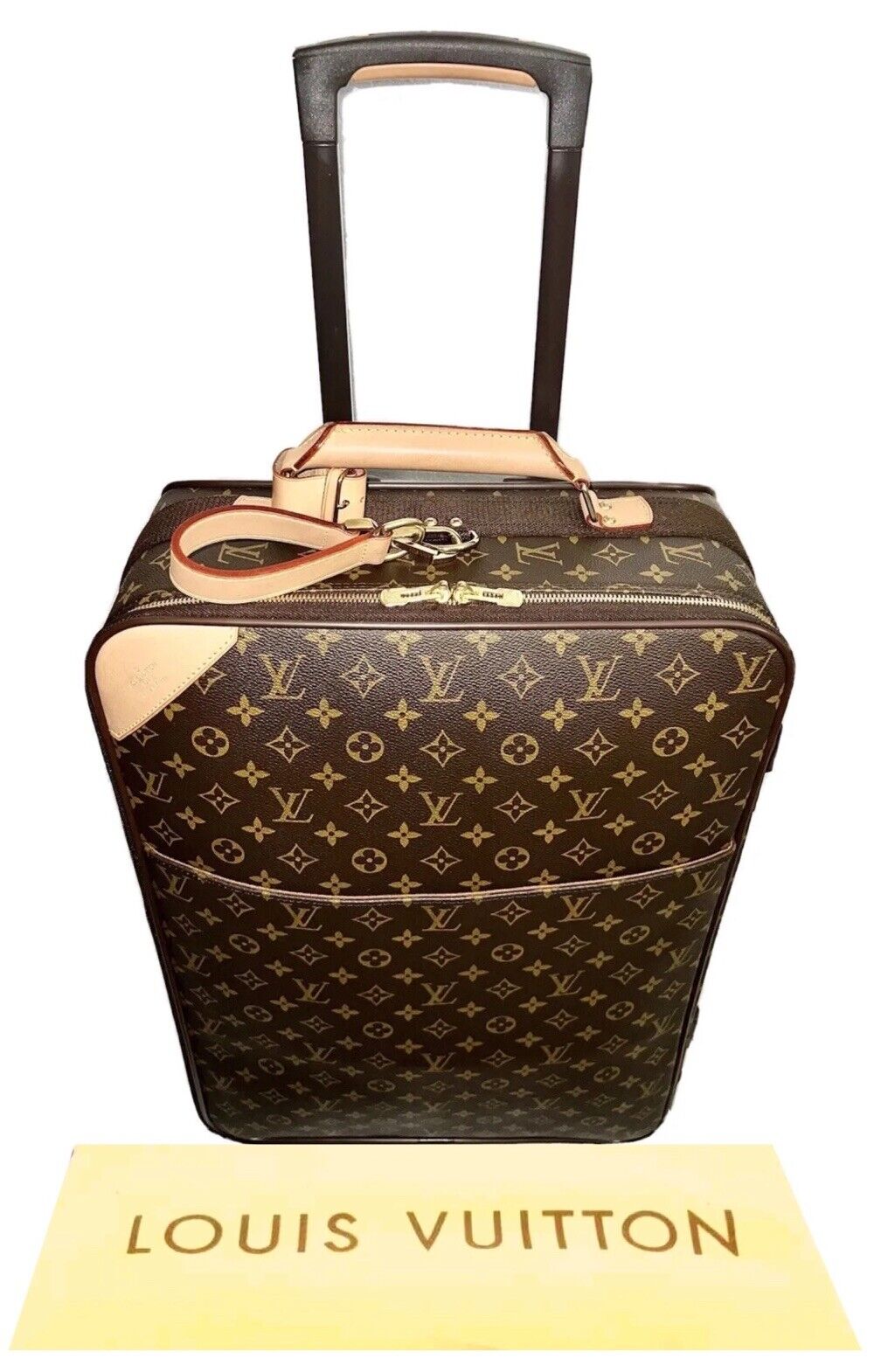 Louis Vuitton Pegase Monogram Suitcase 55 Classic Bag w/ Dust-bag & COA