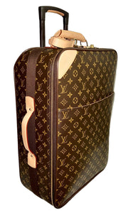 Authentic Louis Vuitton Pegase Timeless Rolling Cabin sz Suitcase Bag + COA