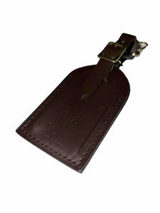 Louis Vuitton Name Tag w/ SA Initials Damier Ebene Leather - UEC France