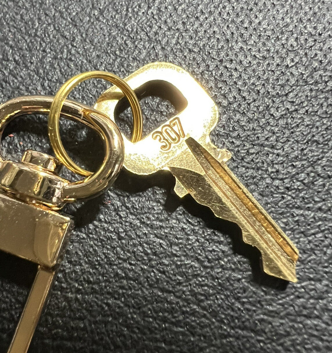 Louis Vuitton Key 307 Goldtone - Series #300 AUTHENTIC