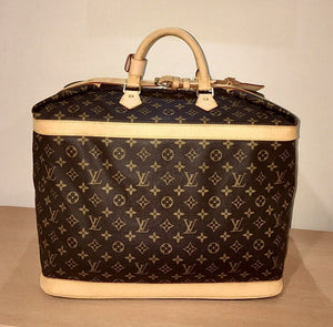 Louis Vuitton Cruiser Tote Monogram Bag w/Dust Cover Tag Lock Strap COA