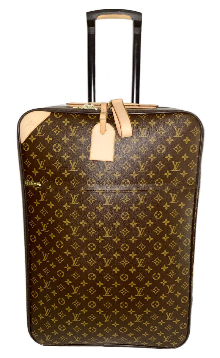 Louis Vuitton Pegase XL Suitcase Monogram Luggage w/ Name Tag 🏷️