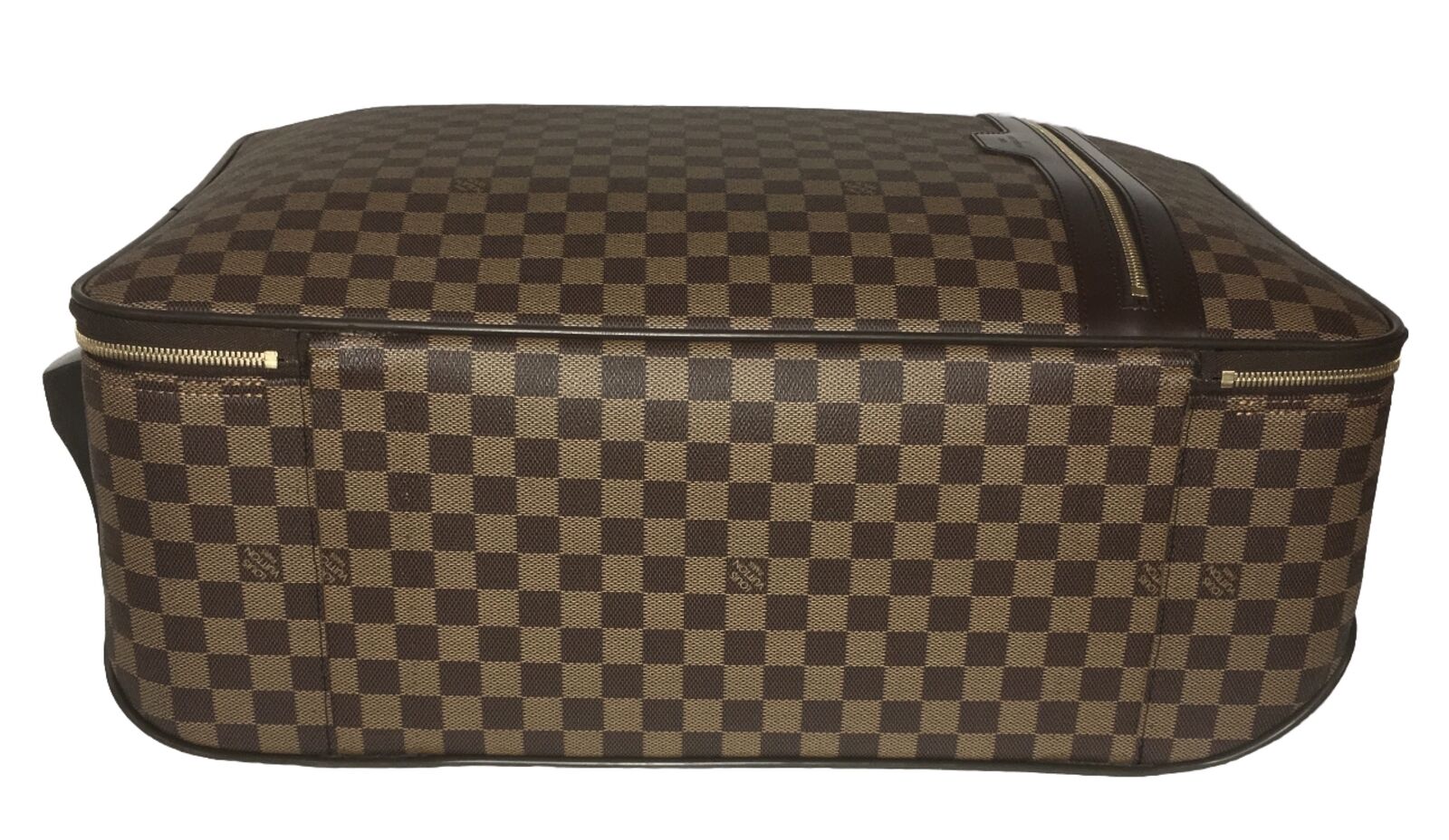 Louis Vuitton Pegase 55 Rolling Carry Suitcase Bag Damier Ebene w/ COA