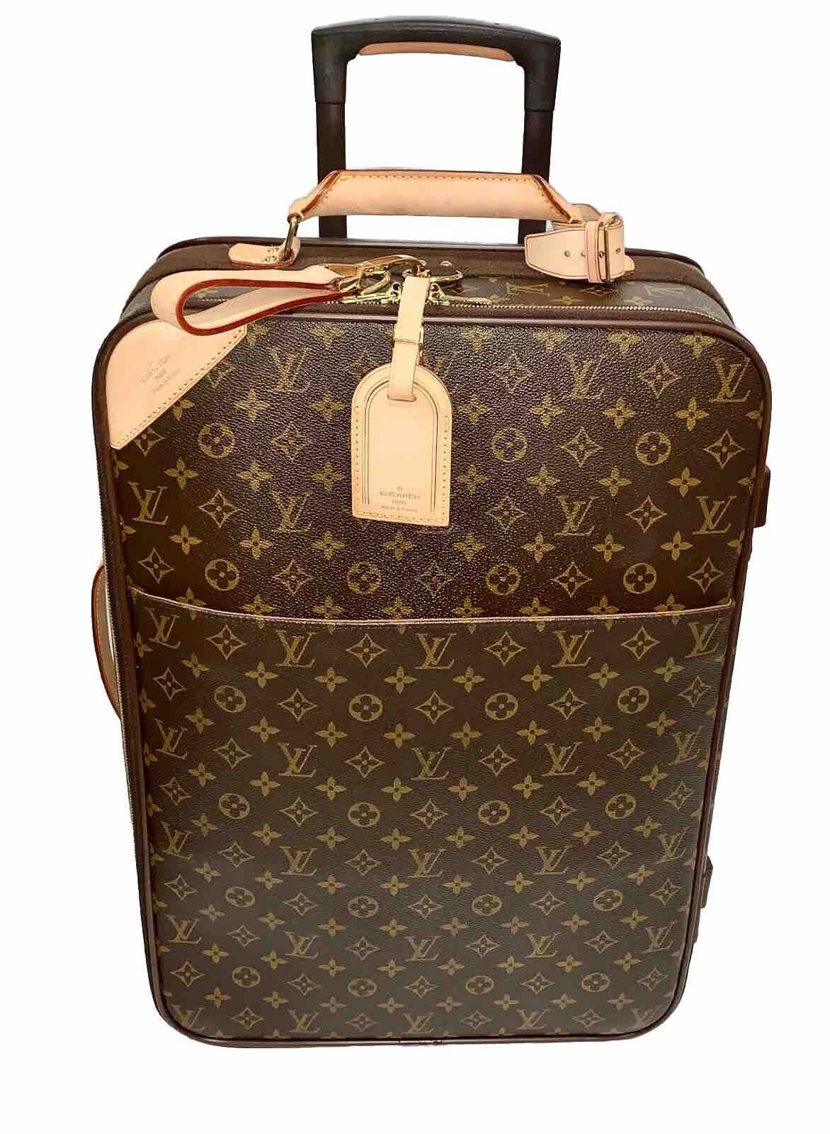 Louis Vuitton Pegase Classic Carry Rolling Suitcase w/ Tag Dust-bag