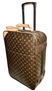 Louis Vuitton Pegase Monogram Suitcase 55 Classic Bag w/ Dust-bag & COA