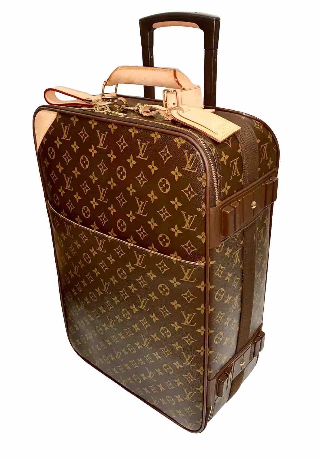 Louis Vuitton Pegase Classic Carry Rolling Suitcase w/ Tag Dust-bag