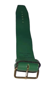 Louis Vuitton Green Strap Poignet Leather Goldtone Buckle France