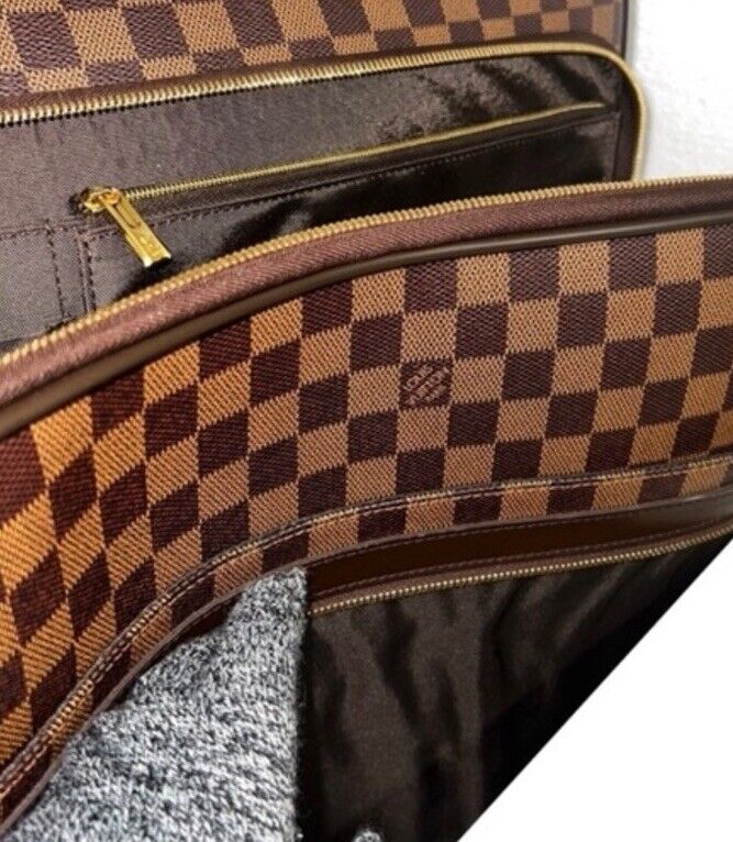 Louis Vuitton Business Pegase Suitcase w/ Lock Key Damier Ebene w/ COA