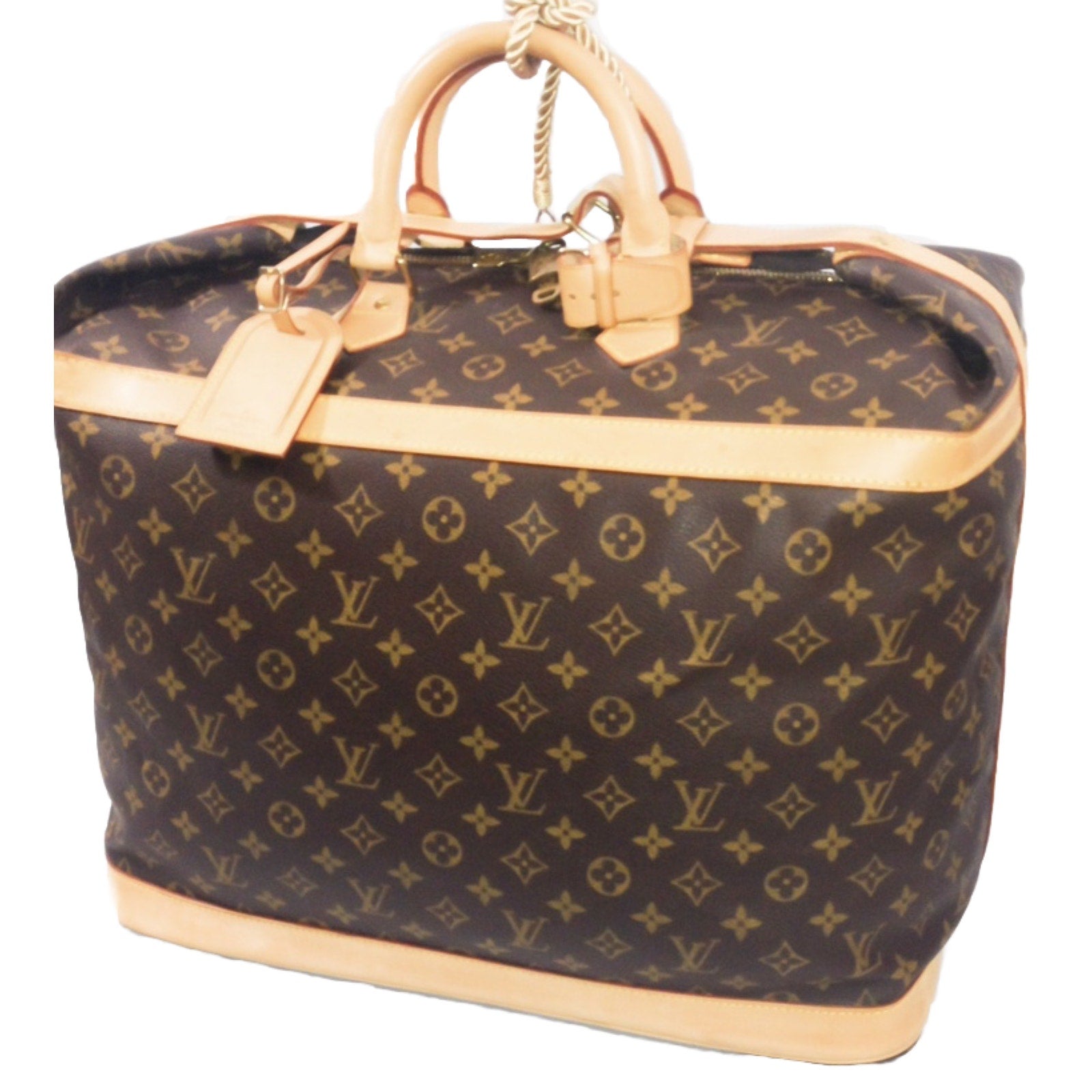 Louis Vuitton Cruiser Timeless Tote w/ Coa Dust-bag Name Tag Lock
