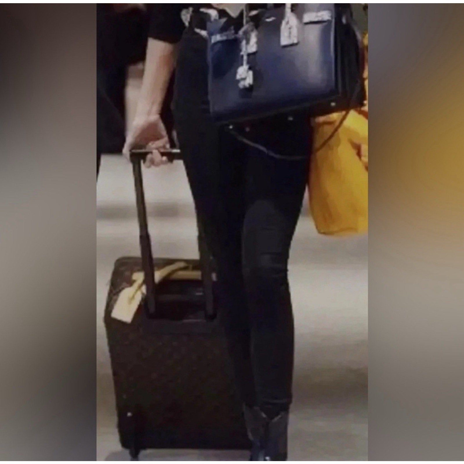 Louis Vuitton Business Pegase 55 w/ Protective Cover Suitcase Bag Monogram