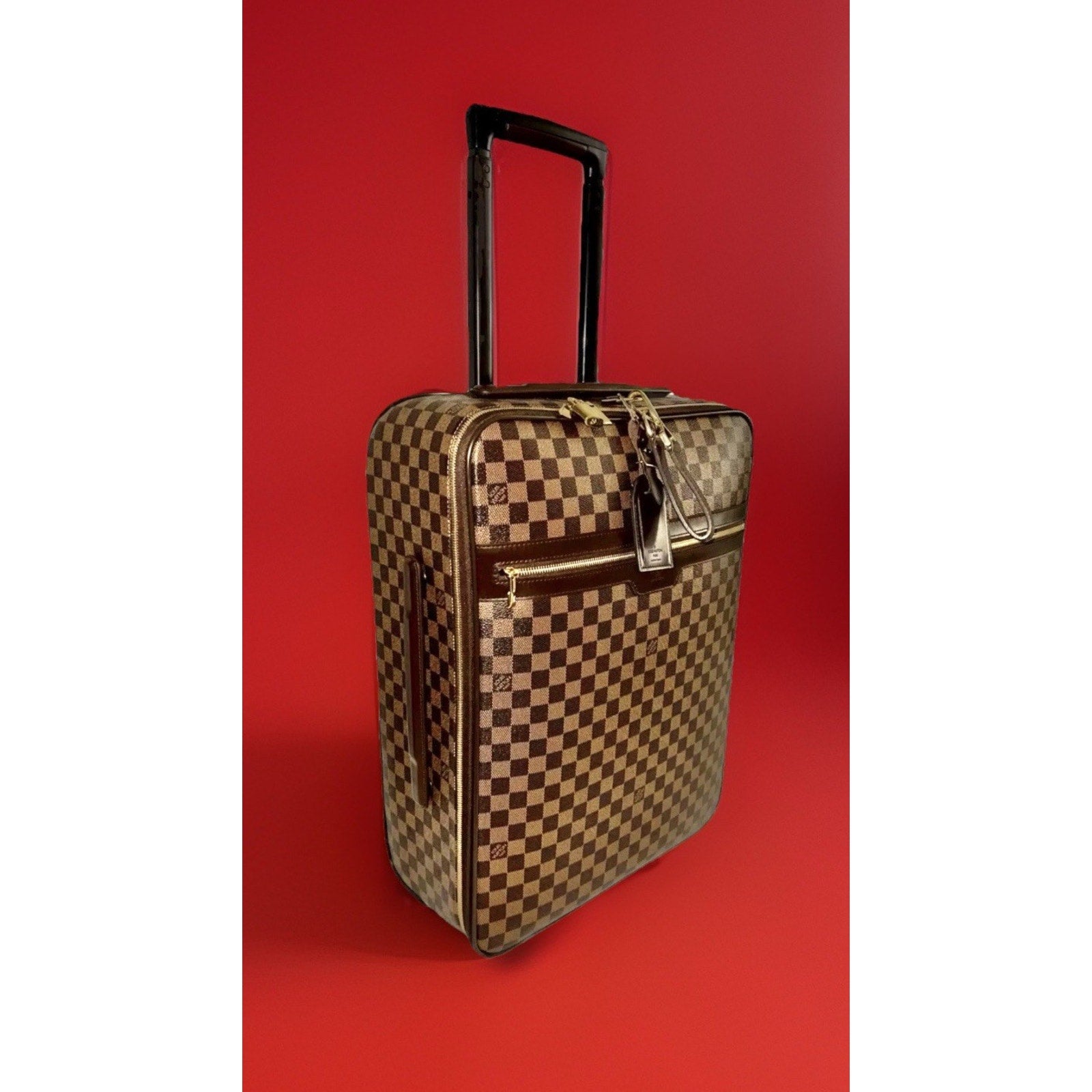 Louis Vuitton Pegase Legere Damier Ebene Suitcase Bag + Coa Garment & Dustbag A+