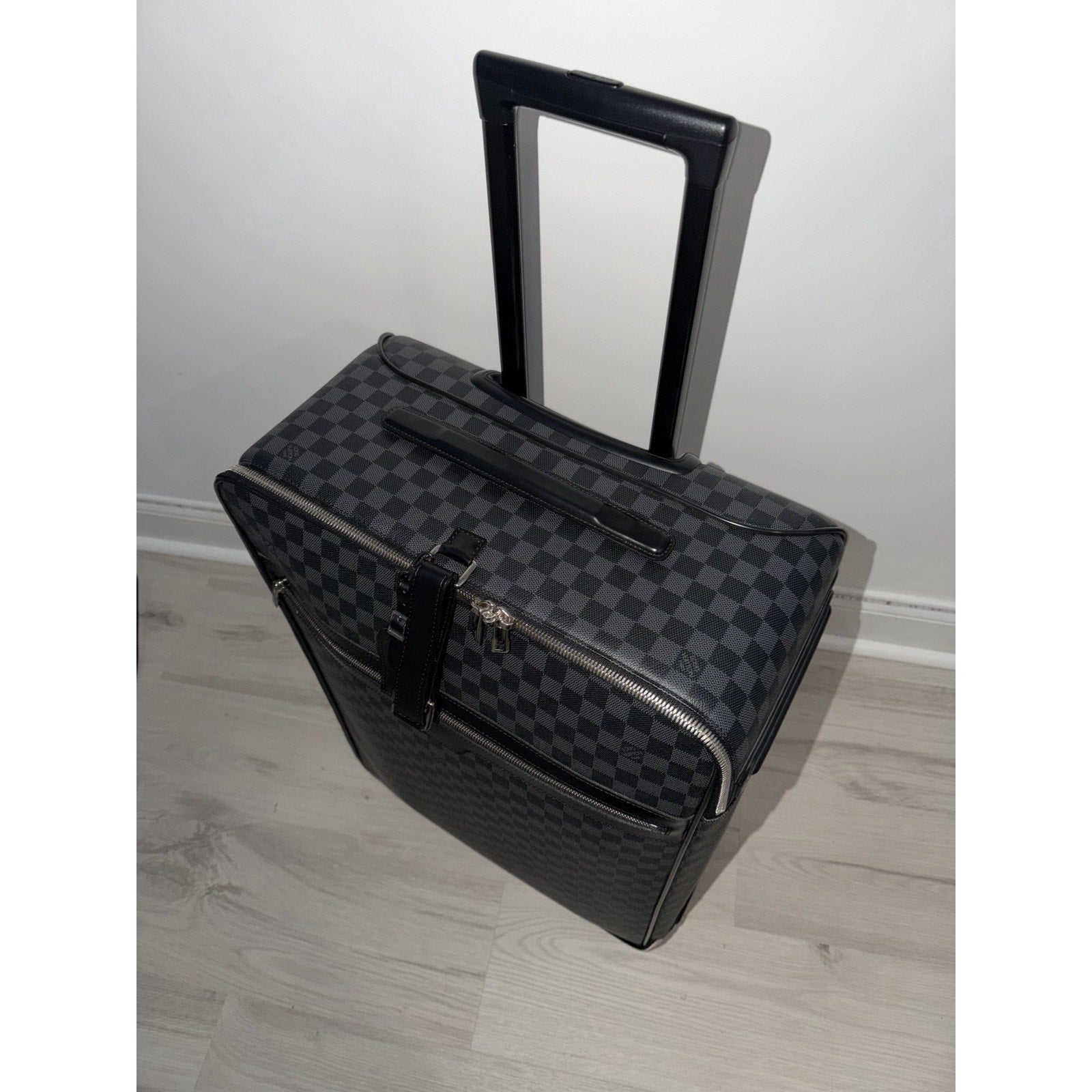 Louis Vuitton Pegase Graphite Ebene Suitcase Bag Unisex Luggage w/ COA LN