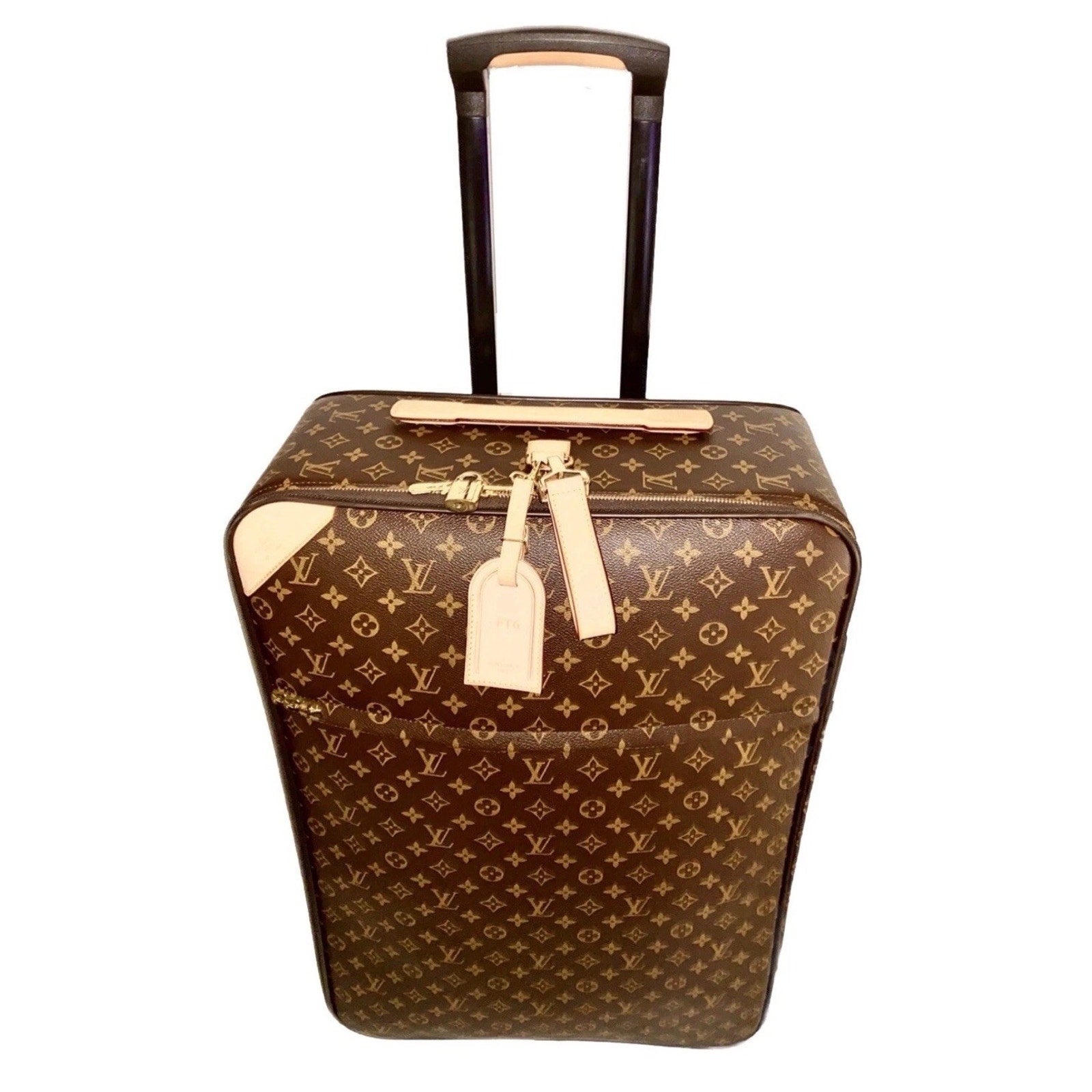 Louis Vuitton Pegase 70 Suitcase Bag w/ Coa Garment Dust-bag Excellent