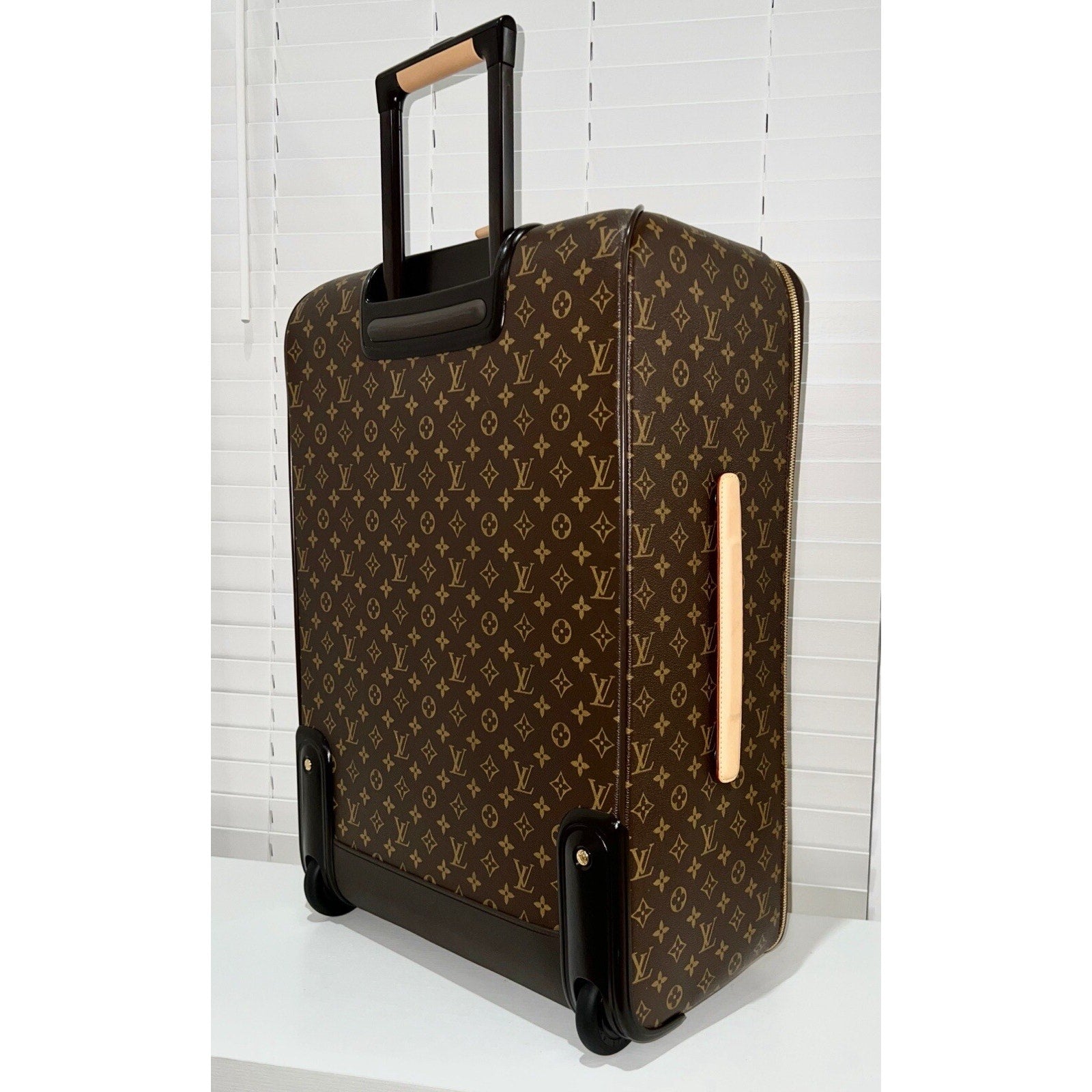 Louis Vuitton Pegase 65 Suitcase Business Class Luggage Bag w/ Jacket Cover