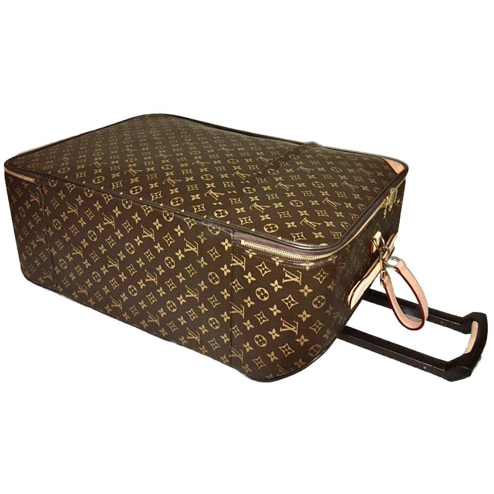 Louis Vuitton Pegase 70 Monogram XL Suitcase + Garment COA Dust-bag Padlock