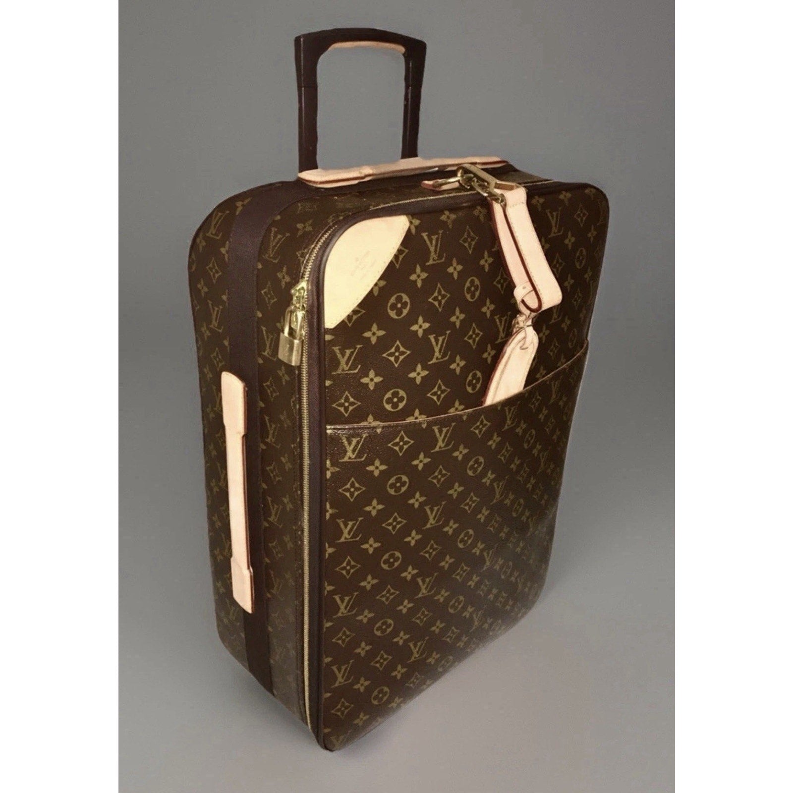 Louis Vuitton Pegase 55 Rolling Suitcase Carry w/ Coa & Dust-bag