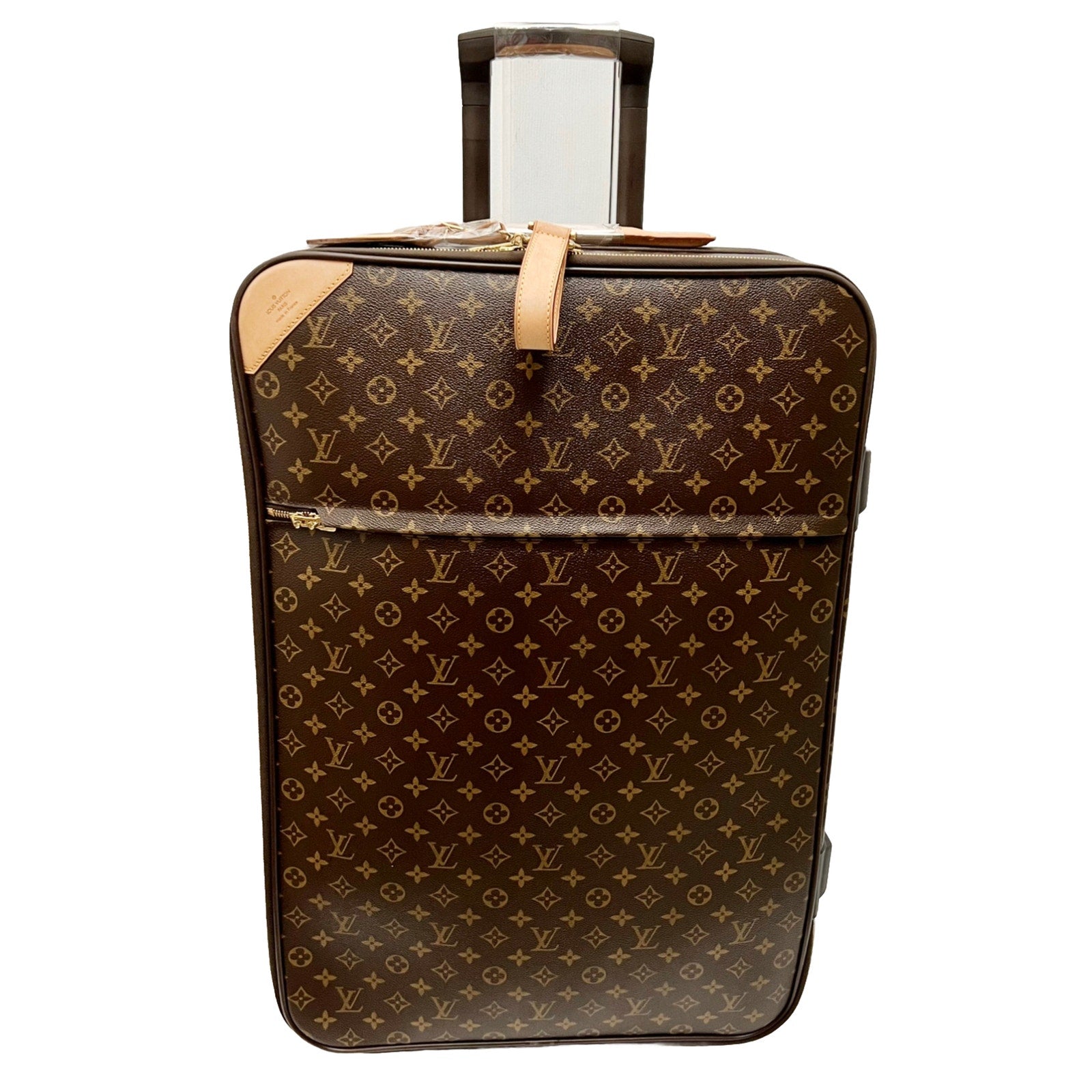 Louis Vuitton Pegase Monogram Suitcase Rolling Luggage Bag UEC