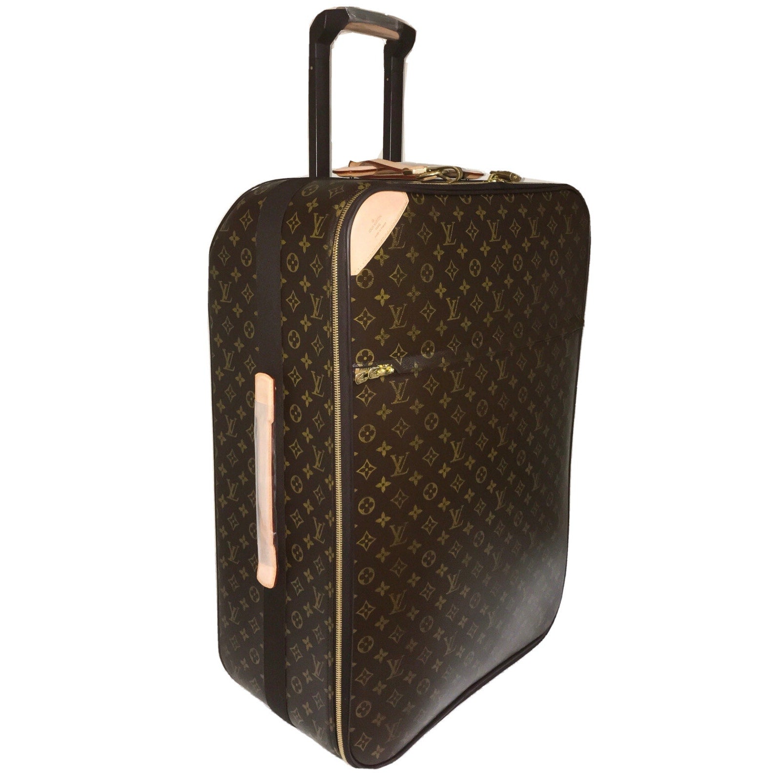 Louis Vuitton Pegase 26” Monogram Suitcase Luggage + Dustbag + Garment Bag