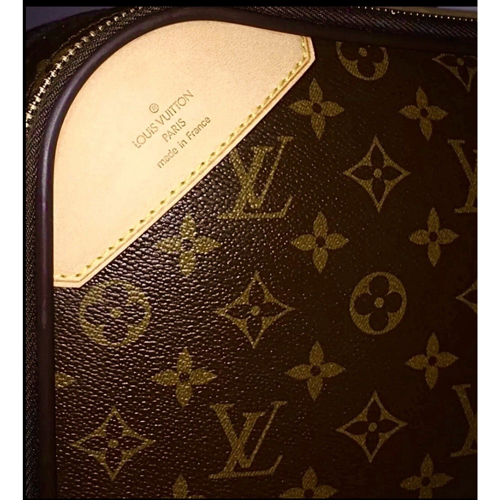 Louis Vuitton Pegase Monogram Suitcase Rolling Luggage Bag UEC