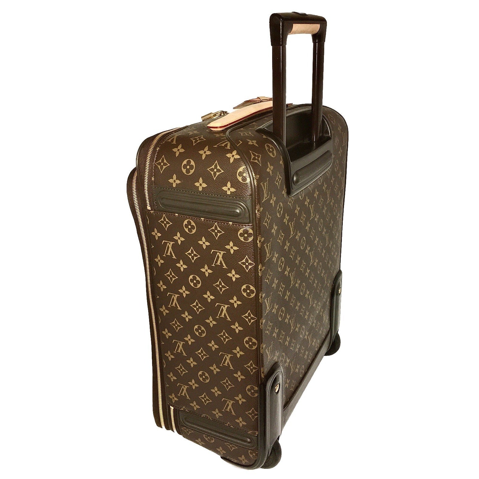 Louis Vuitton Business Pegase 55 Suitcase Monogram w/ Garment bag Dustbag Travel