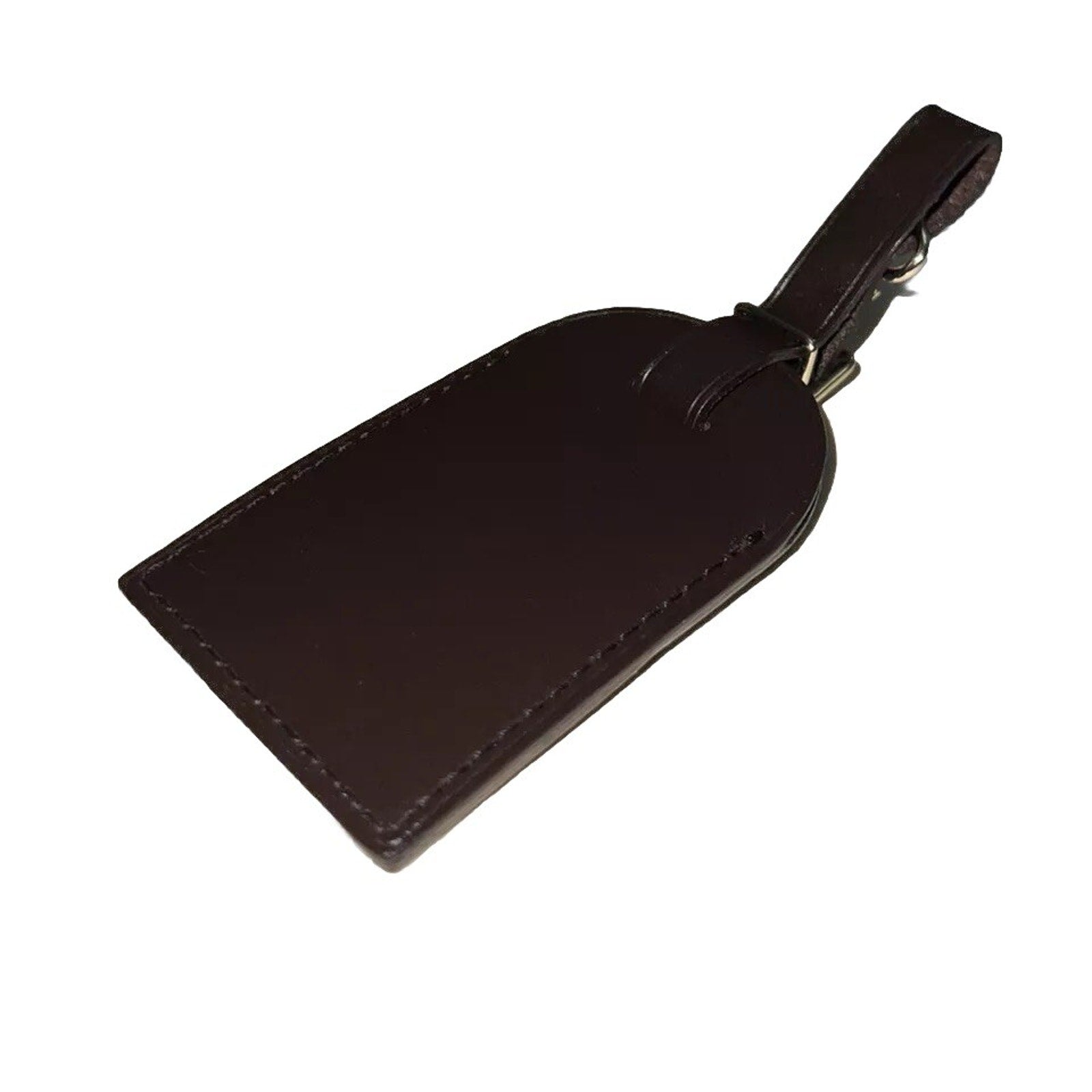 RARE Louis Vuitton 71 ID Name Tag Damier Ebene Goldtone July 1 UEC