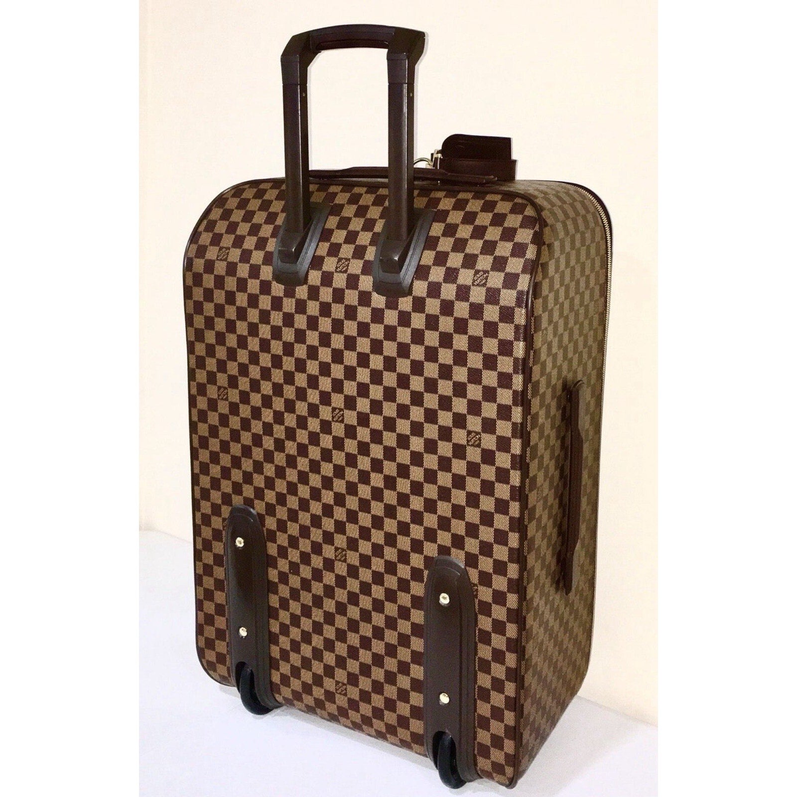 Louis Vuitton Pegase 70 Suitcase Bag Damier Ebene w/ XL Garment Cover Hanger
