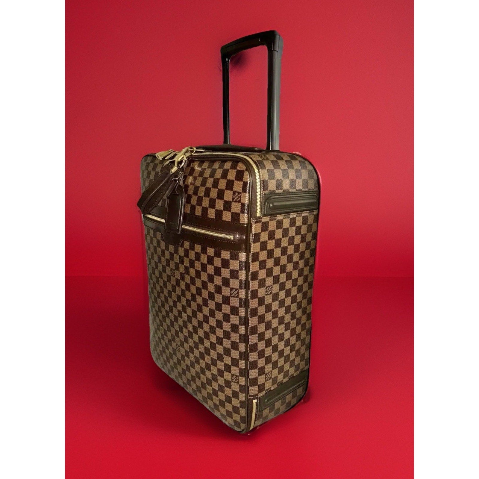 Louis Vuitton Pegase Legere Damier Ebene Suitcase Bag + Coa Garment & Dustbag A+