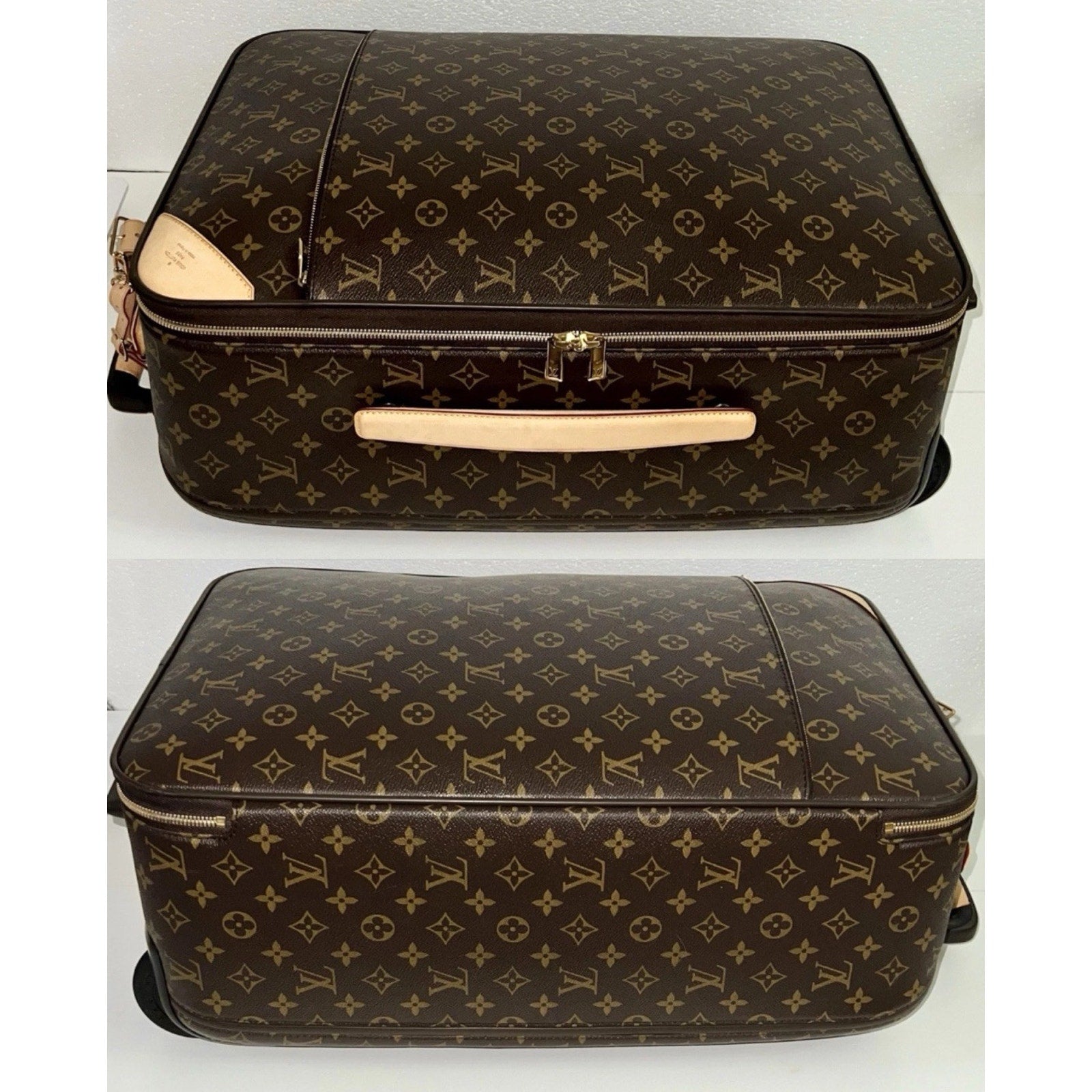 Authentic Louis Vuitton Pegase Suitcase Legere Monogram Bag Carry on w/ COA