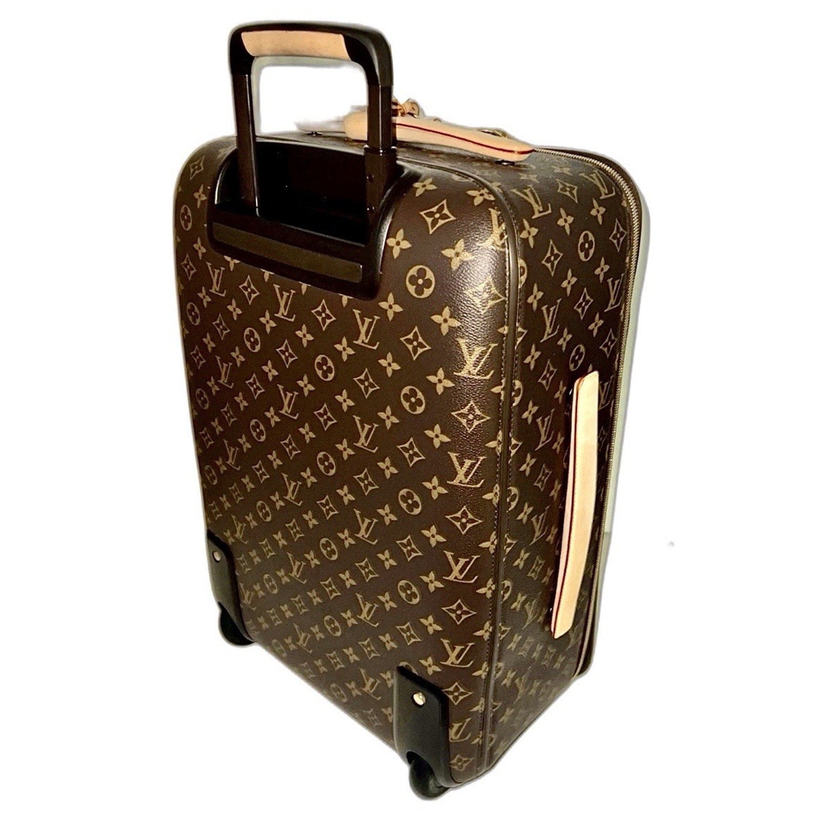 Authentic Louis Vuitton Pegase Suitcase Legere Monogram Bag Carry on w/ COA